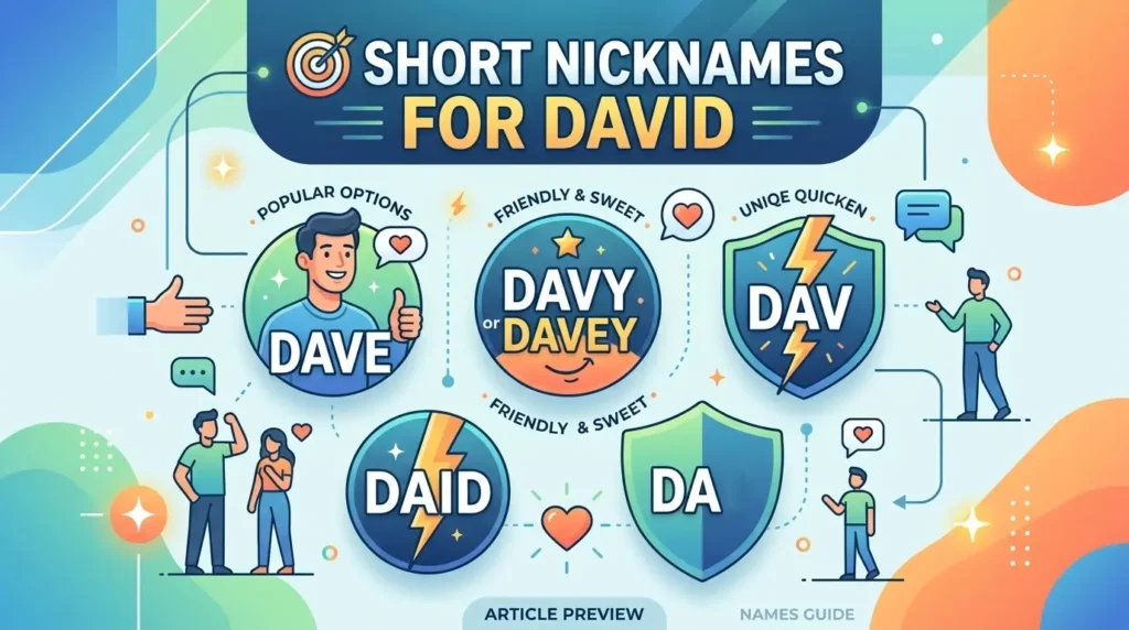 ๐ฏ Short Nicknames for David