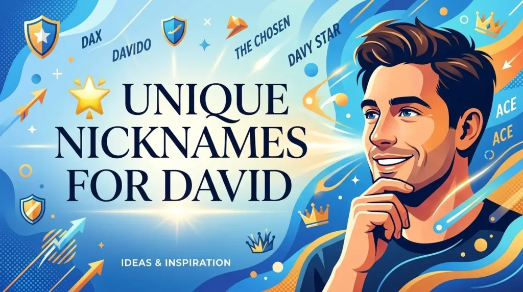 ๐ Unique Nicknames for David