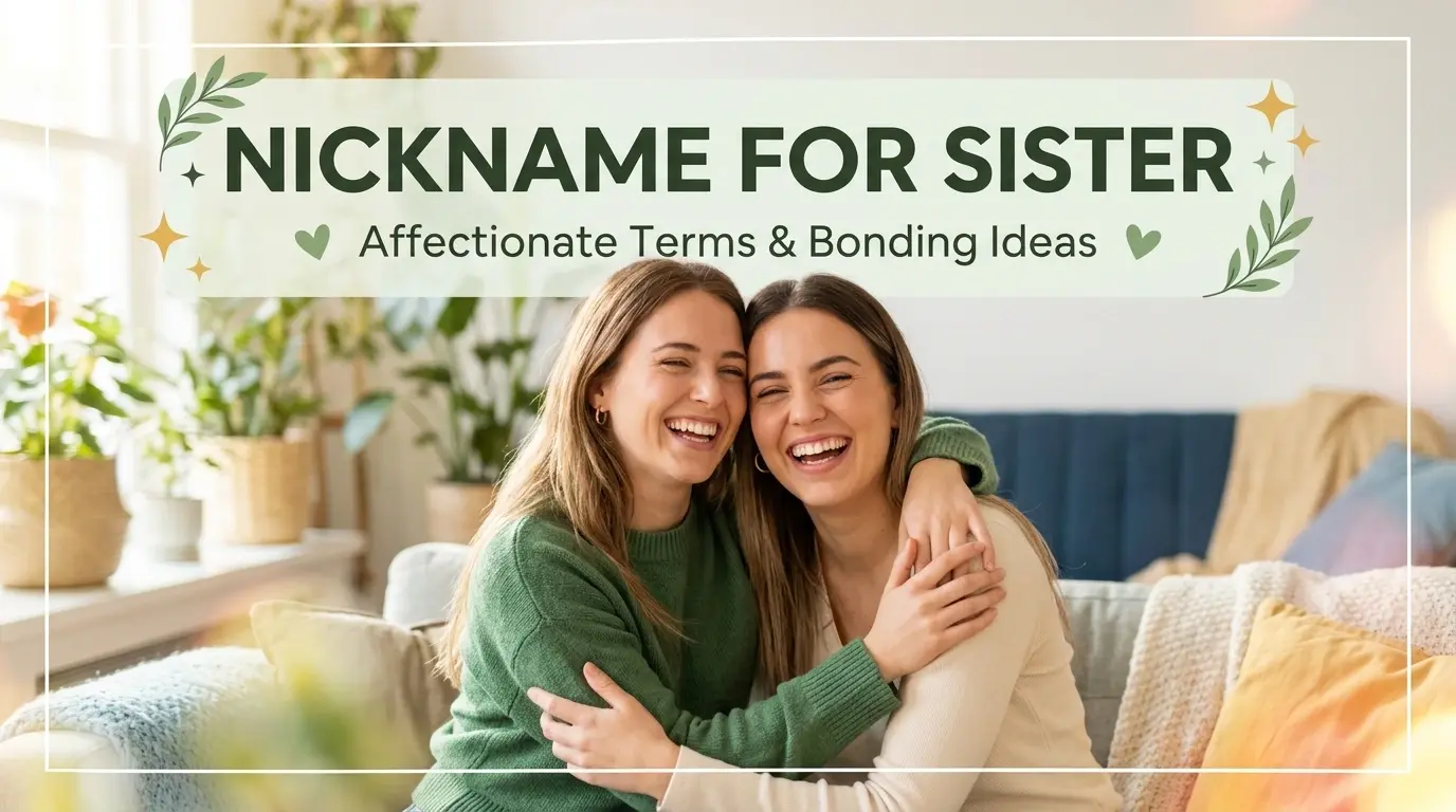 Nickname for sister