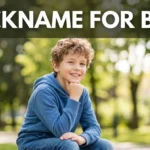 Nickname for boy
