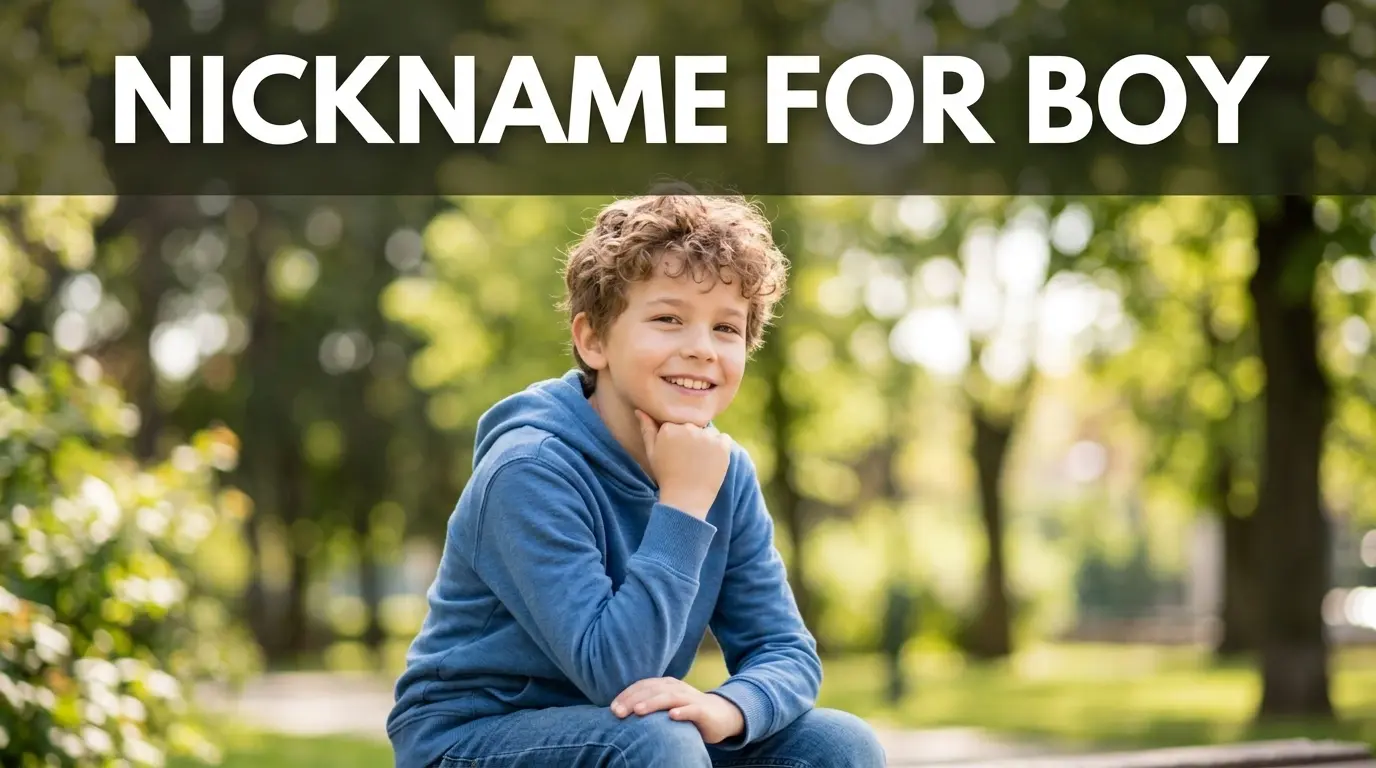 Nickname for boy