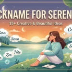 Nickname for Serenity